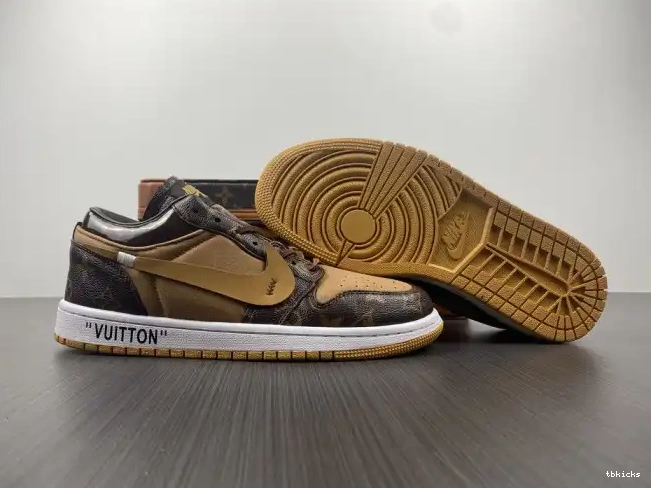 Cheap TB Off-Louis 1 Air x AJ1 OW Jordan LOW 0512